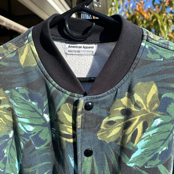 American Apparel Floral Bomber Jacket - Picture 3 of 3